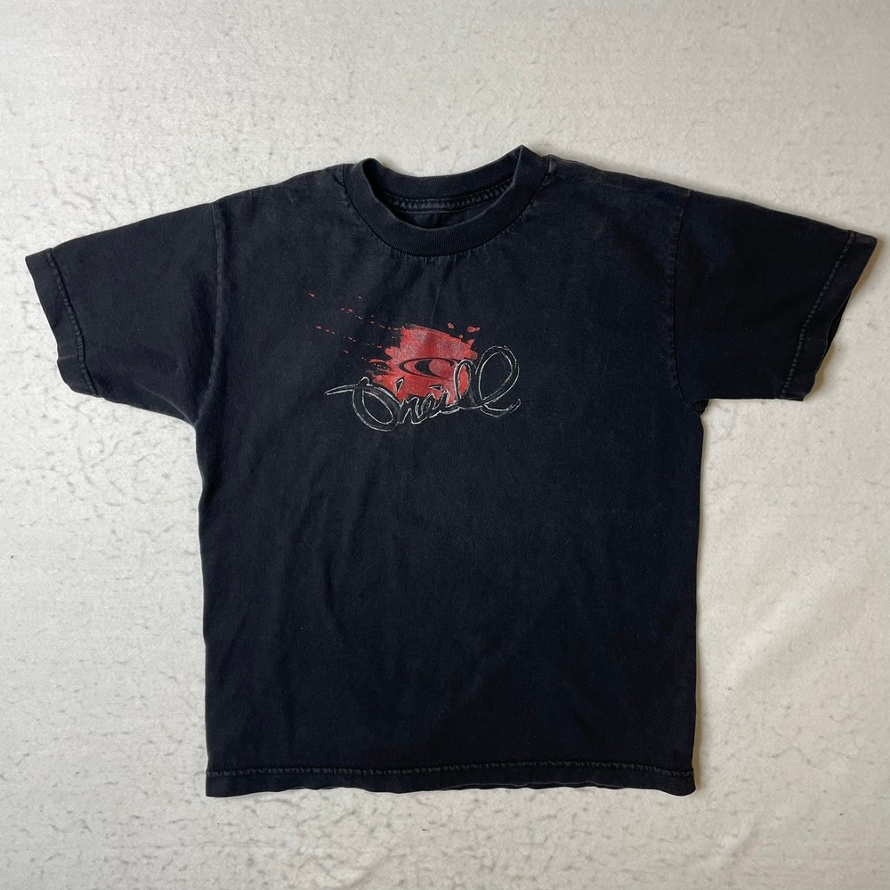 O'Neill Boys Graphic T Shirt Black Short Sleeve‎ Crew Neck Size M